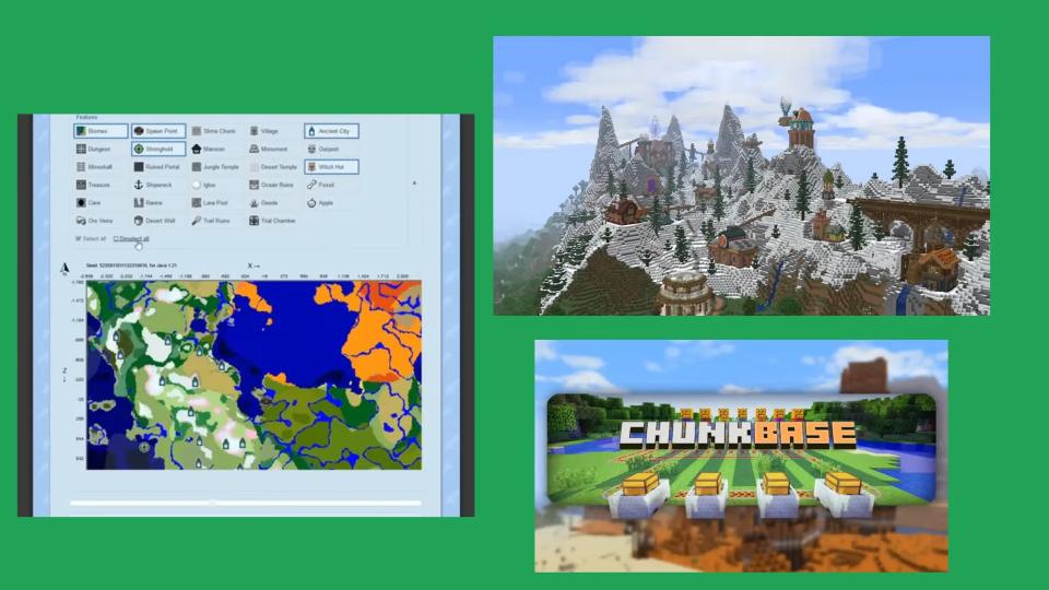 Minecraft Seed Finders 